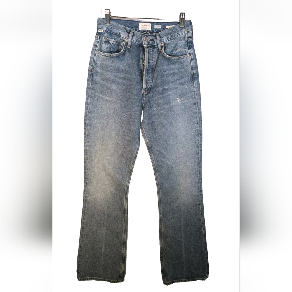 Citizens Of Humanity Blue Boot Cut Jeans